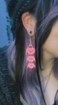 Pink aesthetic Spine Cybersigilism earring